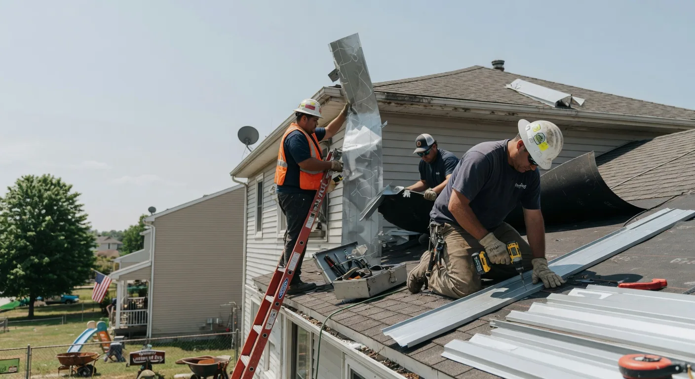 Storm Damage Metal Roof Repair in Emmetsburg, IA